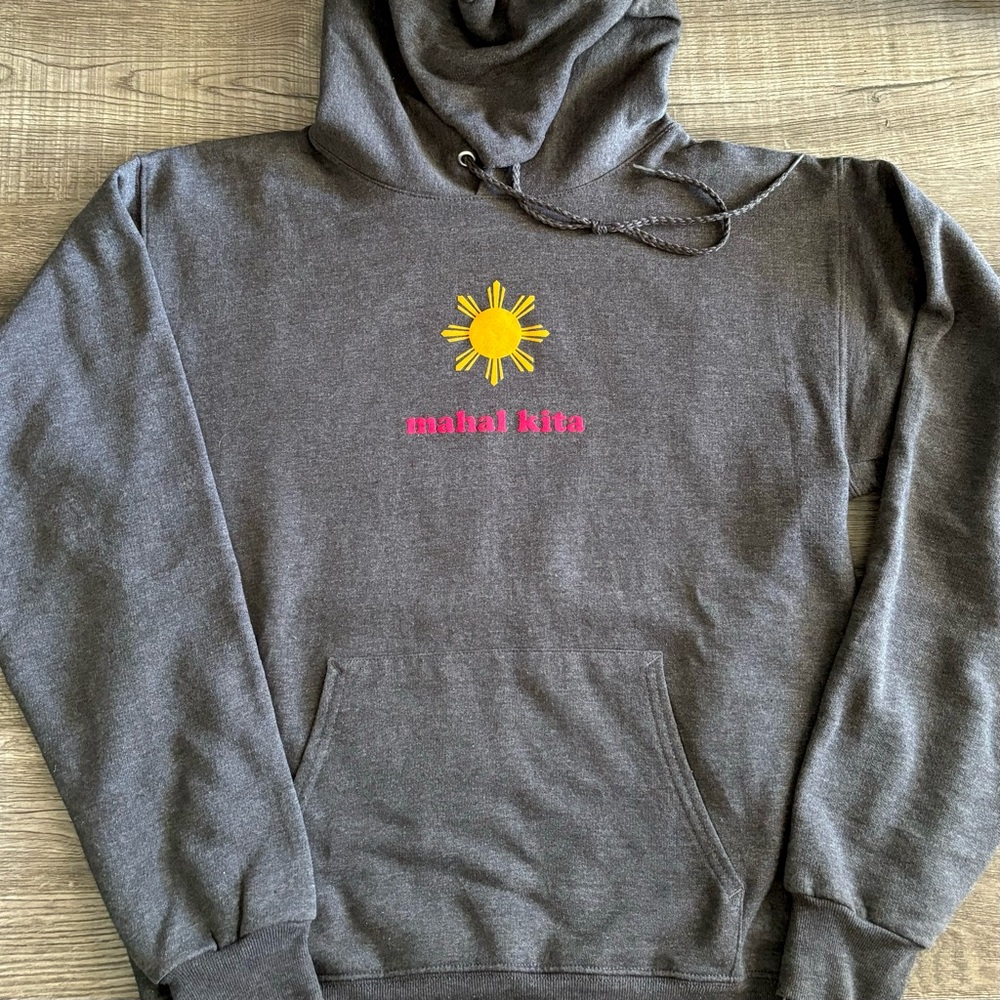 Mahal Kita Filipino Hoodie Sweatshirt Unisex Valentines NWT